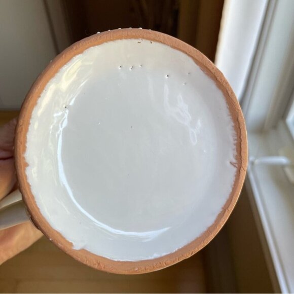 Mid Century Modern Geometric pattern White Glazed pottery set - Picture 10 of 16